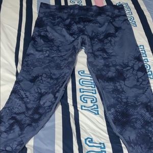 Pink seamless leggings